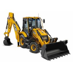 Backhoe Loader - Working